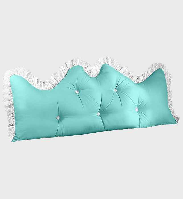 180cm Light Blue Princess Headboard Pillow