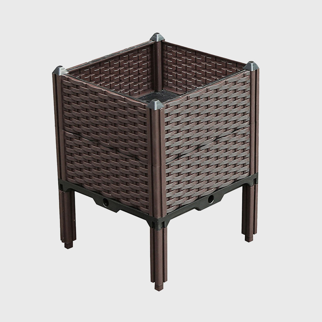 40X51CM Garden Plastic Planter Box with Legs