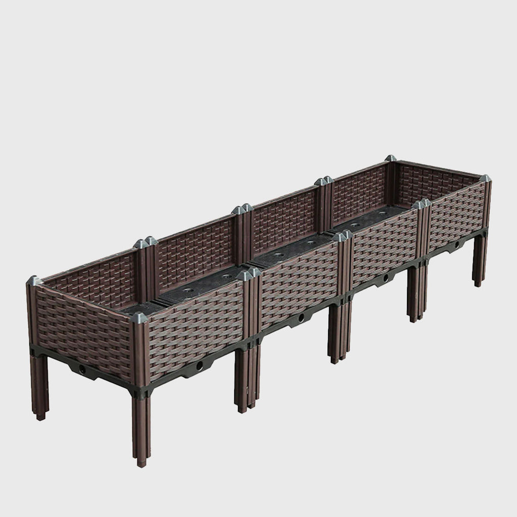 160X36CM Garden Plastic Planter Box with Legs