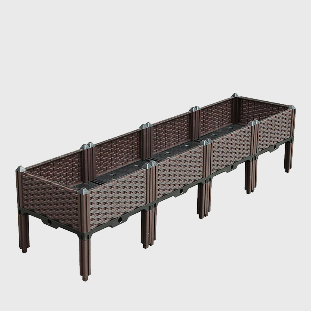 160X36CM Garden Plastic Planter Box with Legs