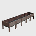 200X36CM Garden Plastic Planter Box with Legs