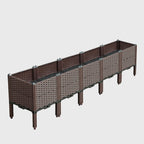 200X51CM Garden Plastic Planter Box with Legs