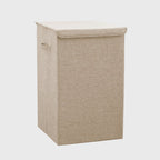 Beige Medium Laundry Hamper Storage Box