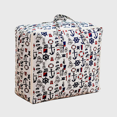 Nautical Icons Exta Large Storage Luggage Bag