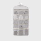 Grey Dual Hanging Storage Bag