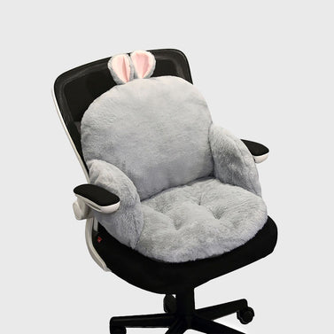 Grey Bunny Shape Seat Cushion