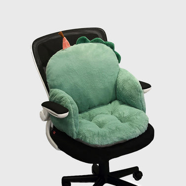 Green Dino Shape Seat Cushion