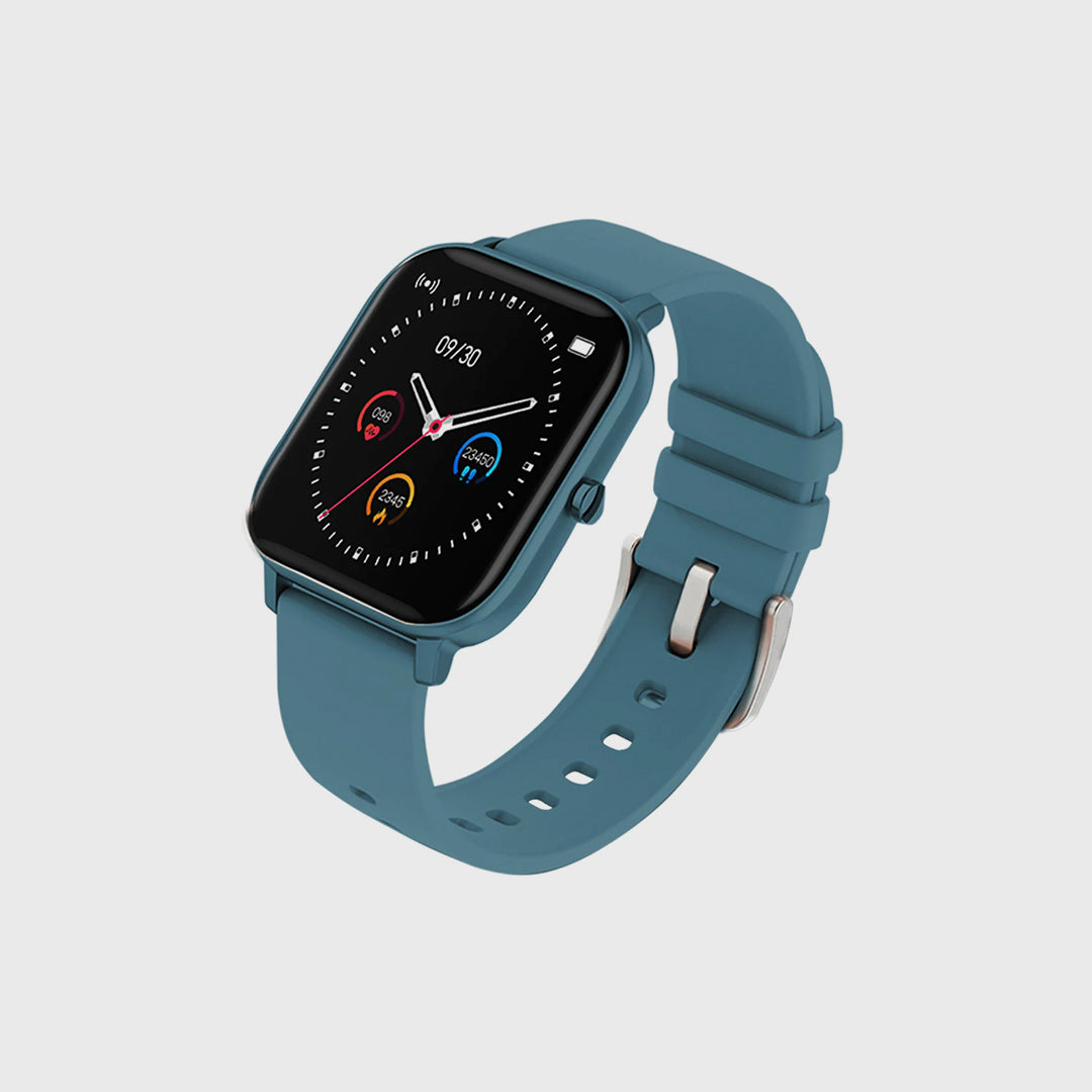 Waterproof Smart Watch Heart Rate Monitor P8 Blue