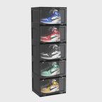 5 Tier Black Shoe Organiser