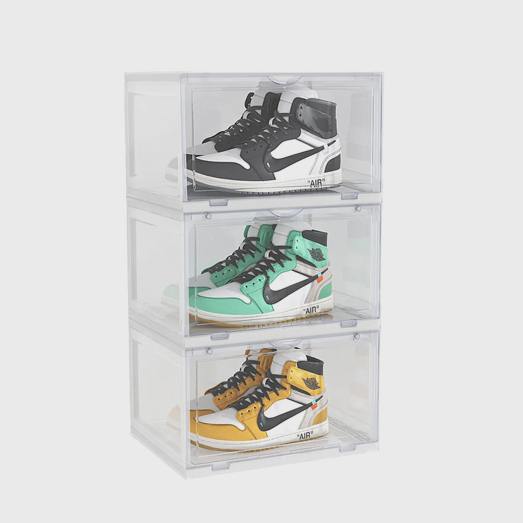3 Tier Transparent Shoe Organiser