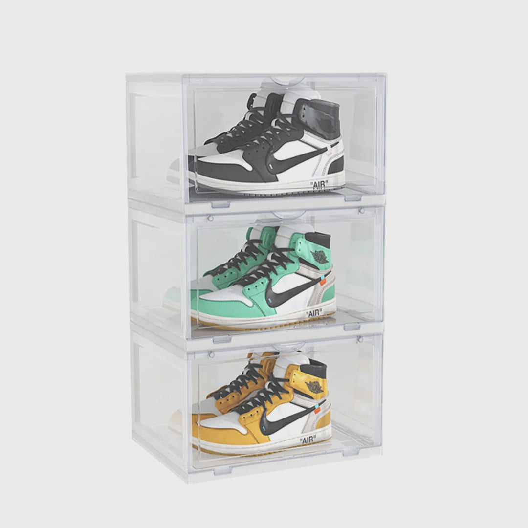 3 Tier Transparent Shoe Organiser