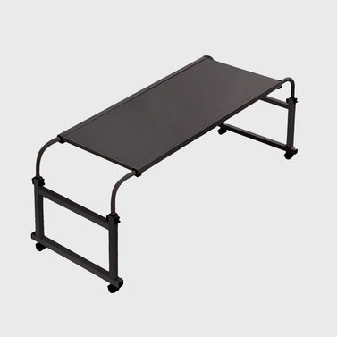 SOGA 120x45cm Black Cross Bed Movable Desk Table w/ Adjustable Length & Height