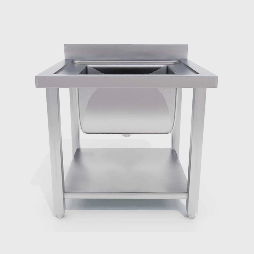 Commercial Stainless Steel Work Sink 70*70*85cm
