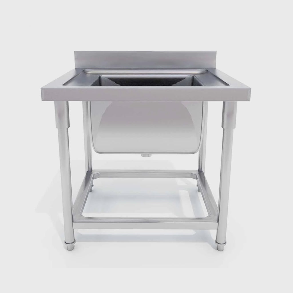 Commercial Stainless Steel Work Sink 70*70*85cm