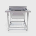 Commercial Stainless Steel Work Sink 70*70*85cm