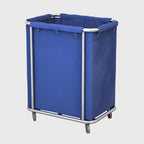 Stainless Square Linen Cart Blue