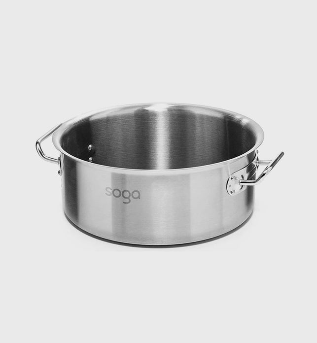 58L Top Grade 18/10 Stainless Steel Stockpot No Lid