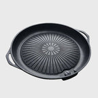 Portable BBQ Butane Gas Stove Non-Stick Grill Round Plate