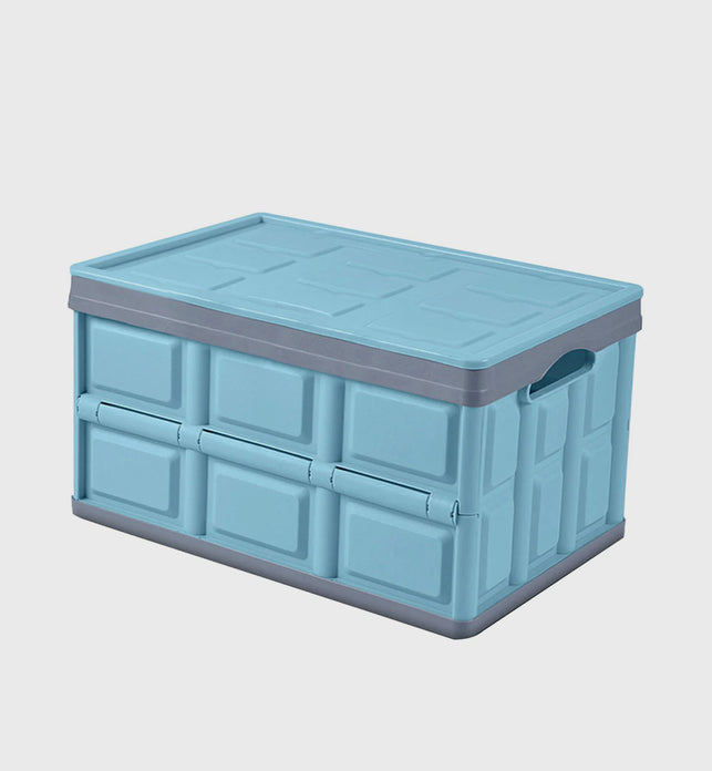 30L Collapsible Car Trunk Storage Box Blue