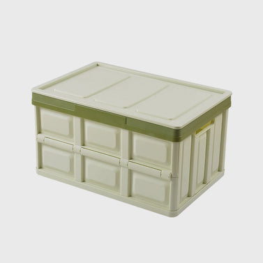 30L Collapsible Car Trunk Storage Box Green