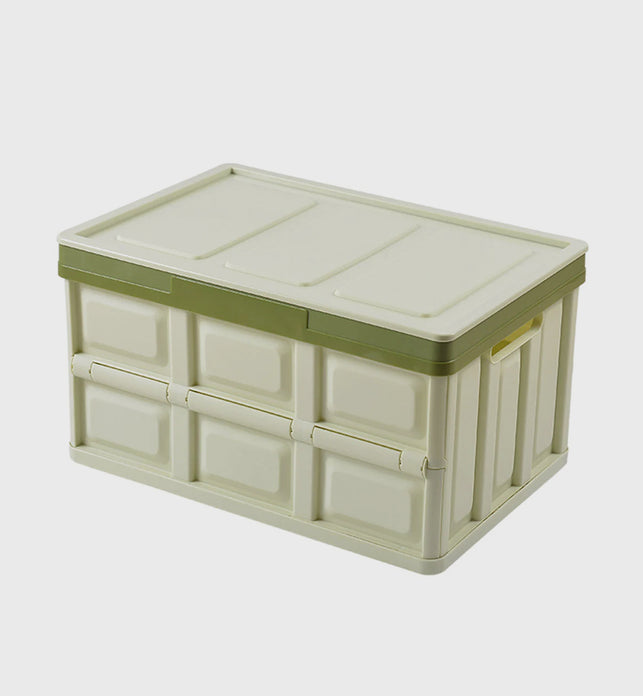 30L Collapsible Car Trunk Storage Box Green