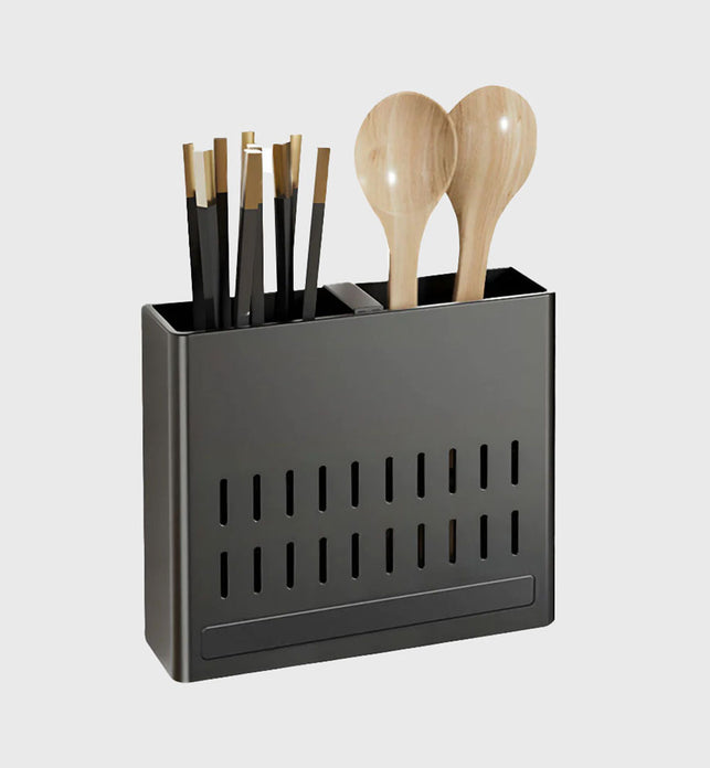 Cooking Spoon Rack Wall Mounted Kitchen Utensil Rack Spoon Fork Chopstick Storage – Soga ...