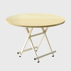 Maple Grain Round Dining Table