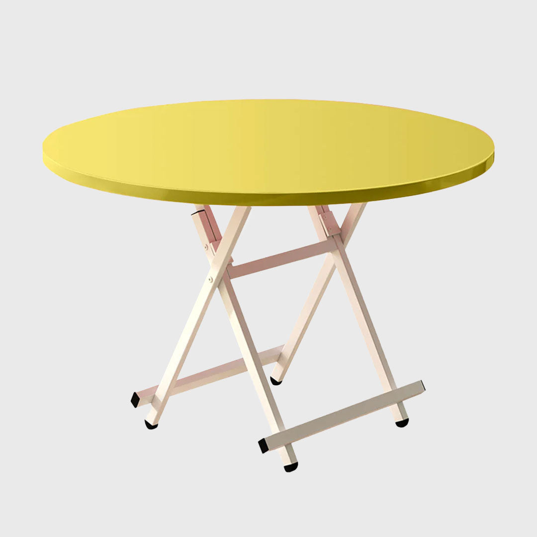 Yellow Round Dining Table