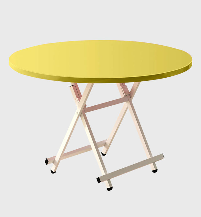 Yellow Round Dining Table