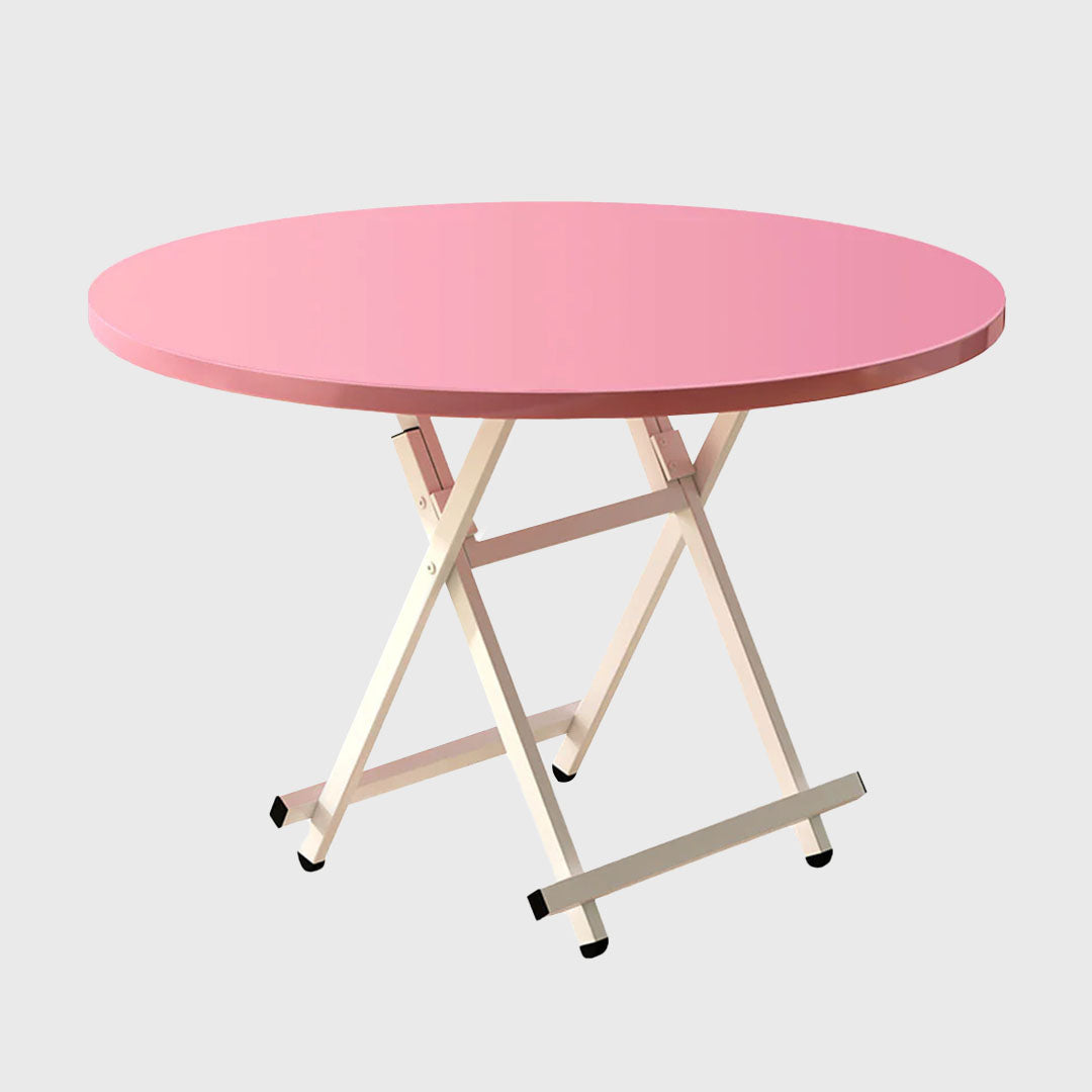 Pink Round Dining Table