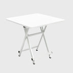 White Dining Table with Lacquered Legs