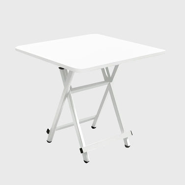 White Dining Table with Lacquered Legs