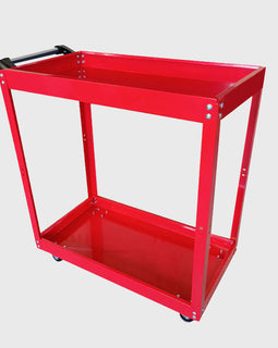 2 Tier Tool Storage Cart Red