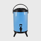 16L Stainless Steel Milk Tea Barrel with Faucet Blue