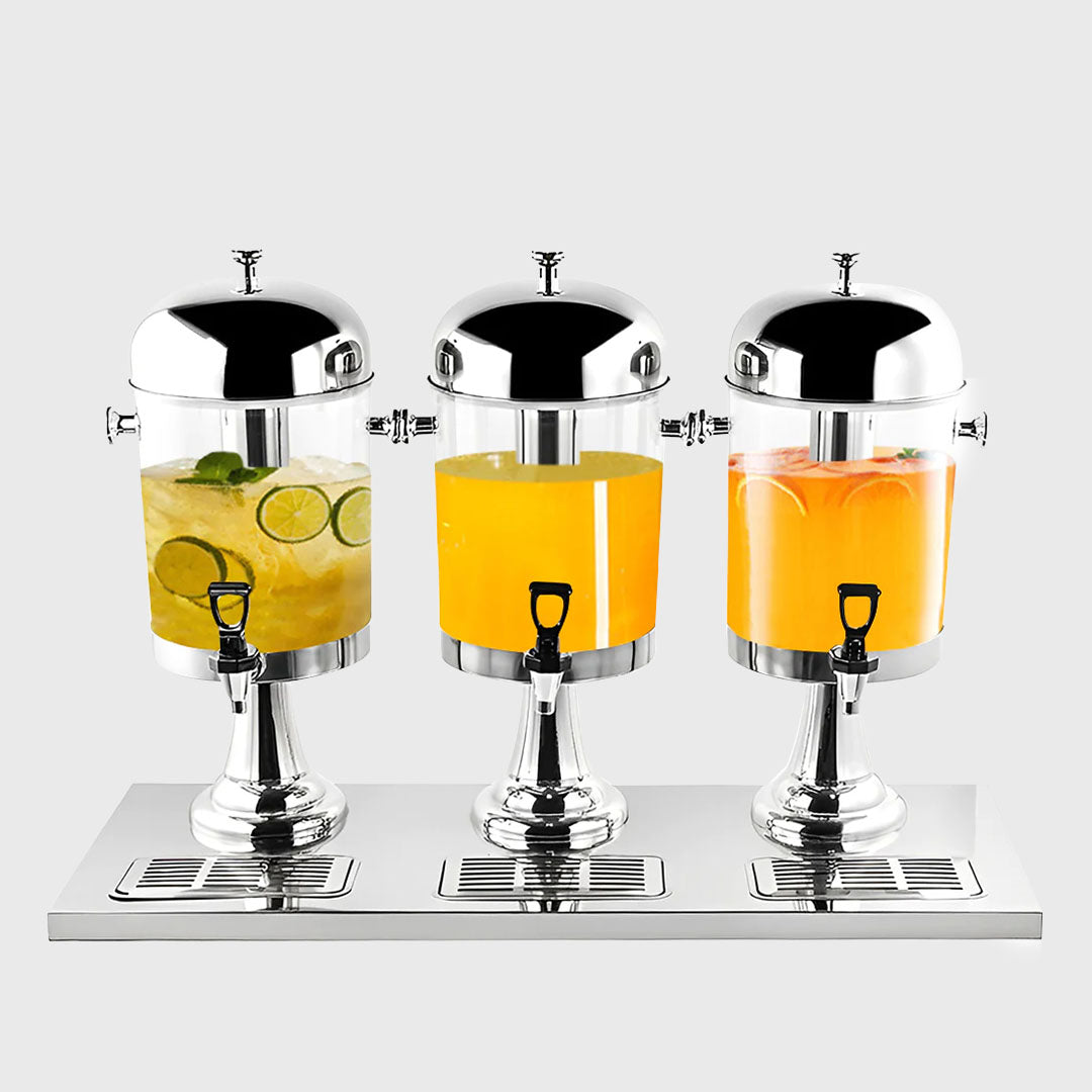 Triple Head 24L Stainless Steel Dispenser