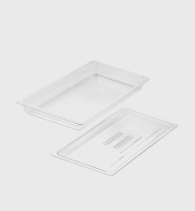 65mm Clear GN Pan 1/1 Food Tray with Lid