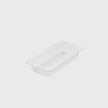 65mm Clear GN Pan 1/3 Food Tray