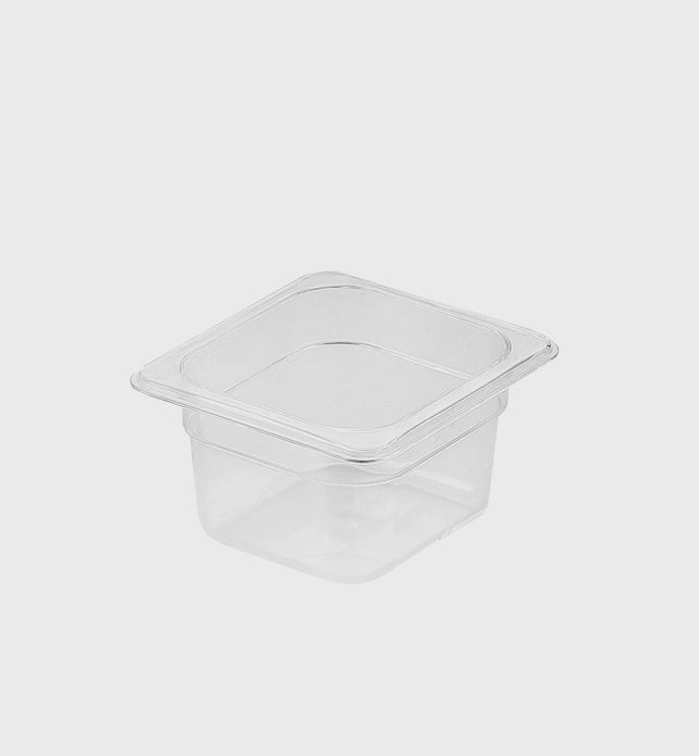 100mm Clear GN Pan 1/6 Food Tray