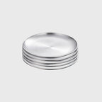 14cm Premium Silver Grilling Plate Heat Resistant for Outdoor Cooking Kitchen Essential