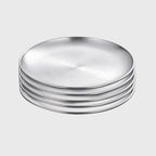 30cm Premium Silver Grilling Plate Durable Heat-Resistant Perfect for BBQs and Outdoor