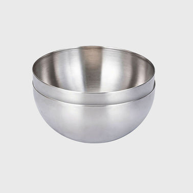 SOGA 15cm Elegant Silver Salad Bowl with Model 201 A Versatile Kitchen Essential