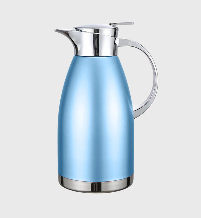 Soga 1.8L Blue Color 3-Layer Vacuum Insulated Stainless Steel Flask  Ideal for Home and Office