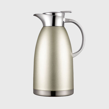 Soga 2.3L Gold Color 3-Layer Vacuum Insulated Stainless Steel Flask  Ideal for Home and office