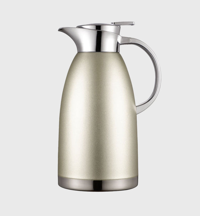 Soga 2.3L Gold Color 3-Layer Vacuum Insulated Stainless Steel Flask  Ideal for Home and office