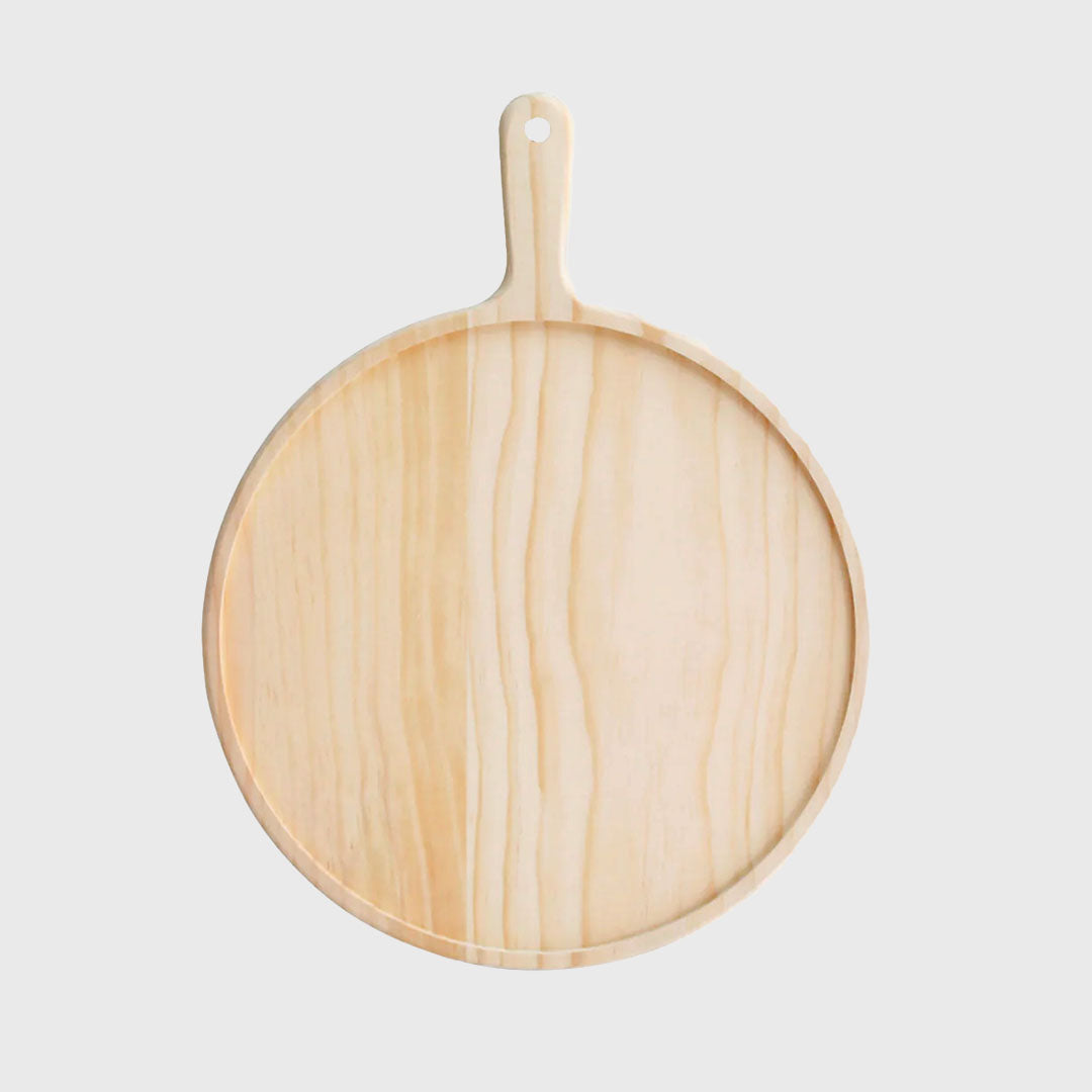 12 inch Round Premium  Wooden Board Paddle