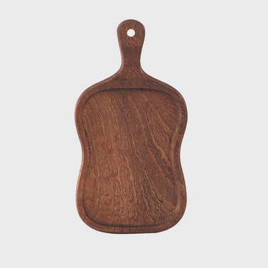 18cm Brown Wooden Serving Tray