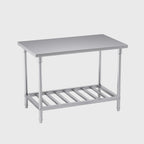 Commercial Catering Stainless Steel Work Bench 120*70*85cm
