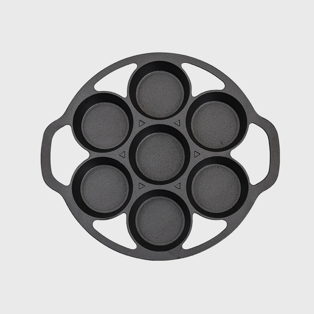 32cm Cast Iron Takoyaki Maker 7 Hole Mold