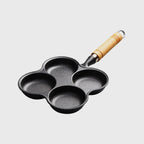 4 Mold Multi-Portion Cast Iron Fry Pan