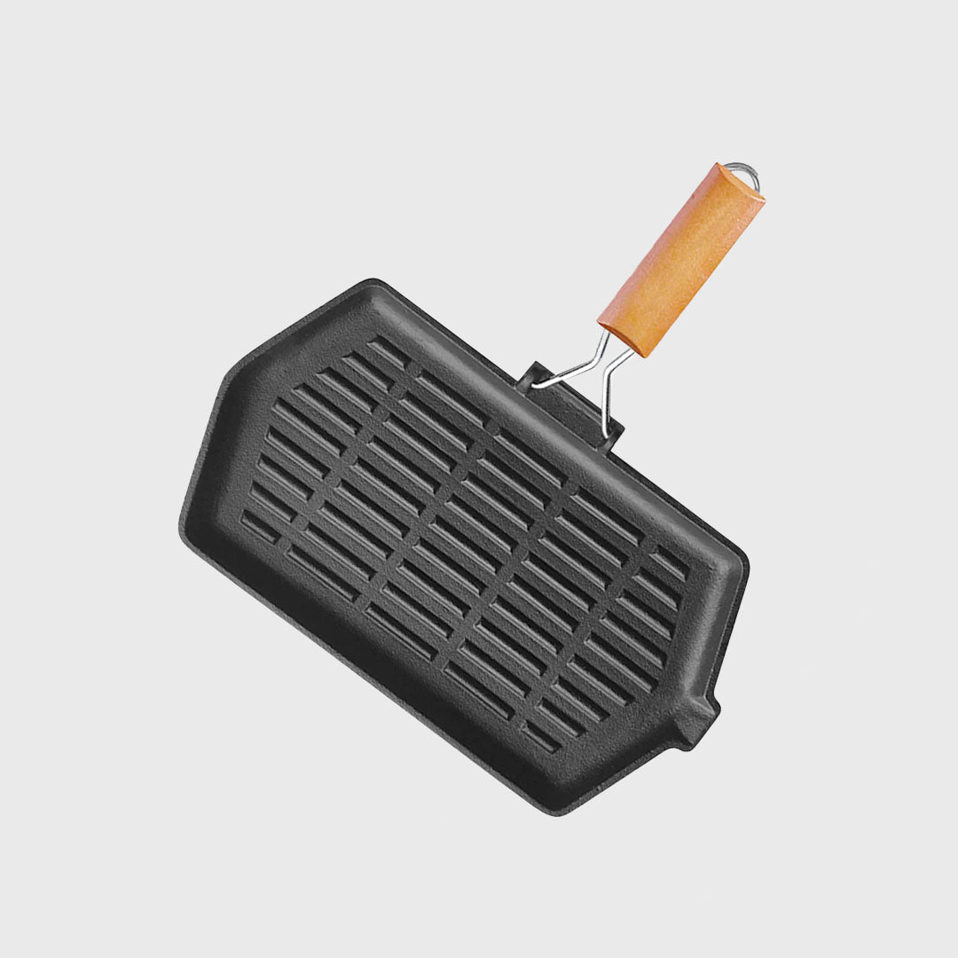 Rectangular Cast Iron Griddle Pan